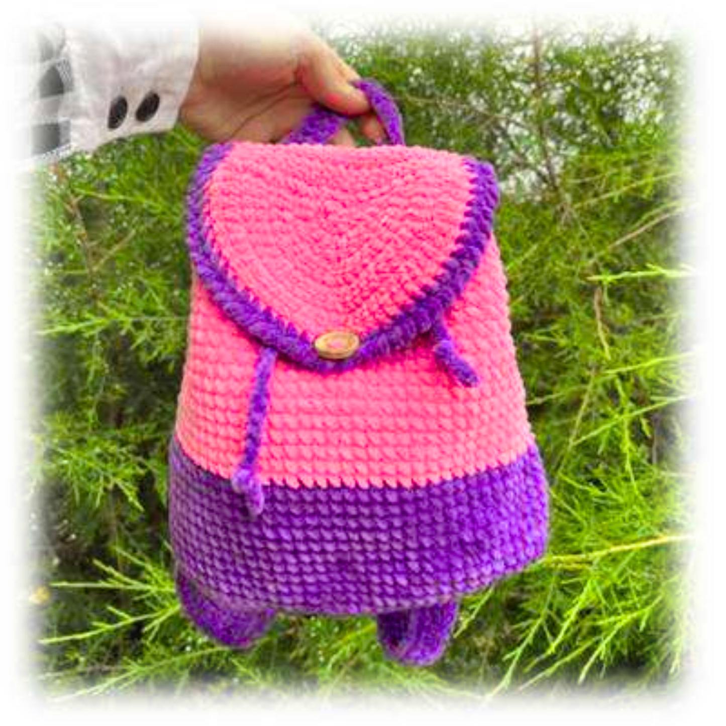 CROCHET PATTERN – Crochet Backpack Bunny Pattern Pdf – Cute Amigurumi Backpack for Kids, Digital Crochet Pattern, DIY Plush Animal Bag