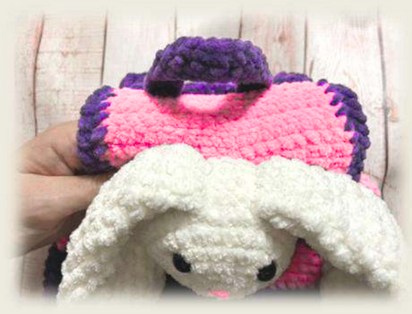 CROCHET PATTERN – Crochet Backpack Bunny Pattern Pdf – Cute Amigurumi Backpack for Kids, Digital Crochet Pattern, DIY Plush Animal Bag