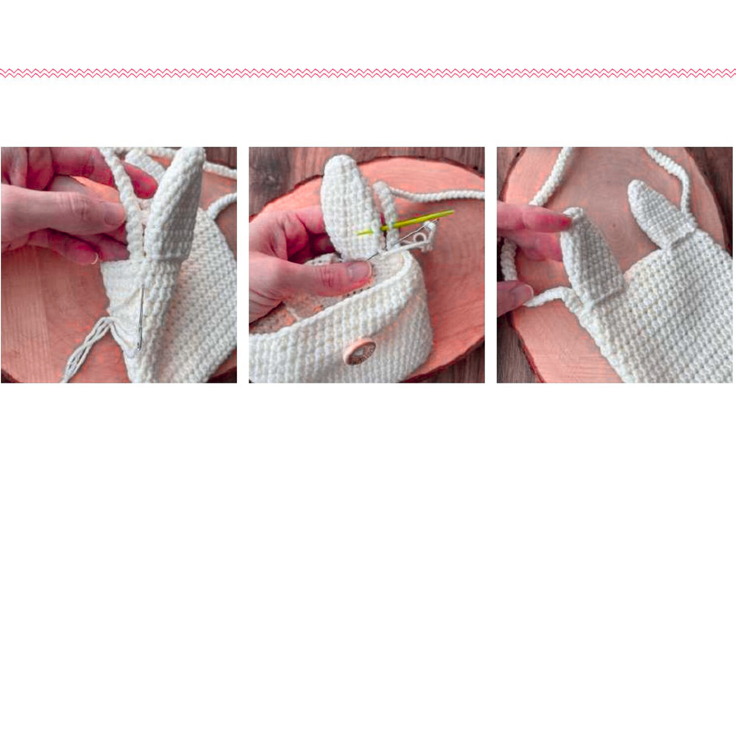 CROCHET PATTERN – Bunny Bag Crochet Pattern – Easy Kids Crossbody Purse Pattern – Cute Animal Bag DIY Crochet Pattern