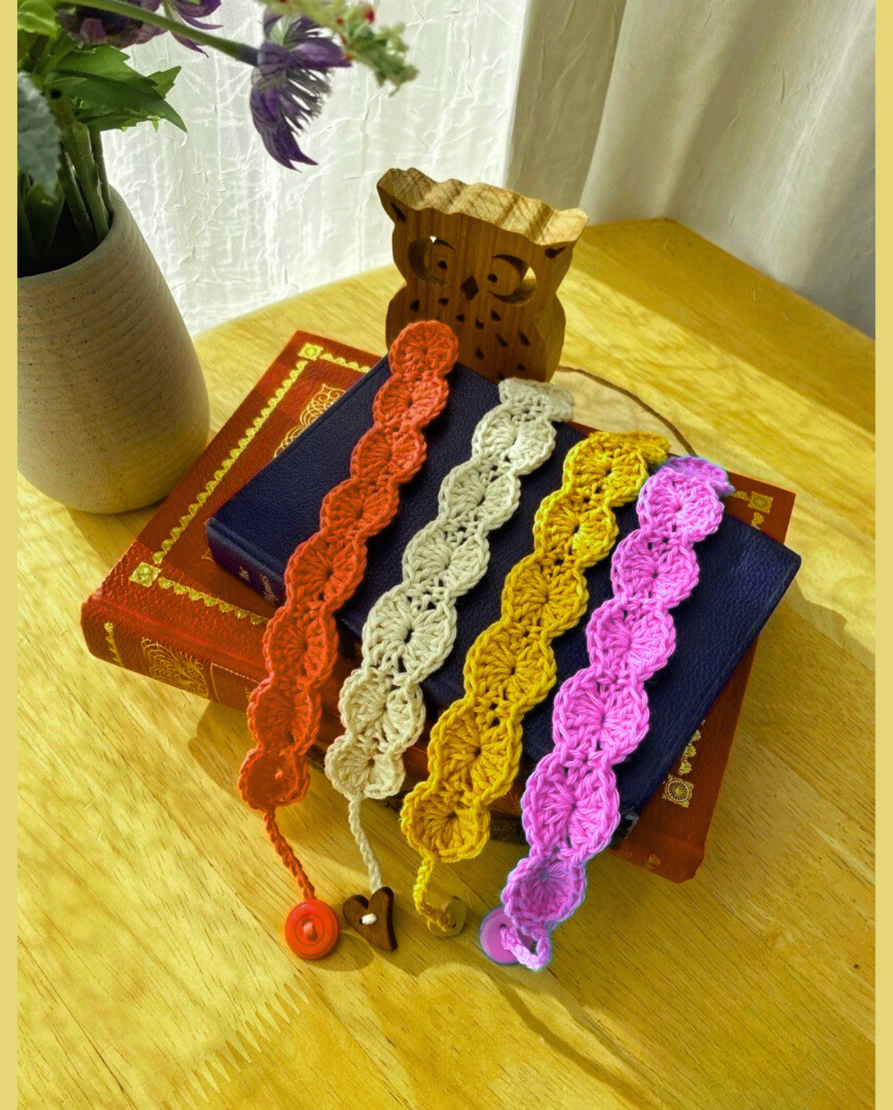 CROCHET PATTERN – Crochet Bookmark Pattern – Elegant Leafy Lace Book Band, DIY Digital Tutorial for Beginners