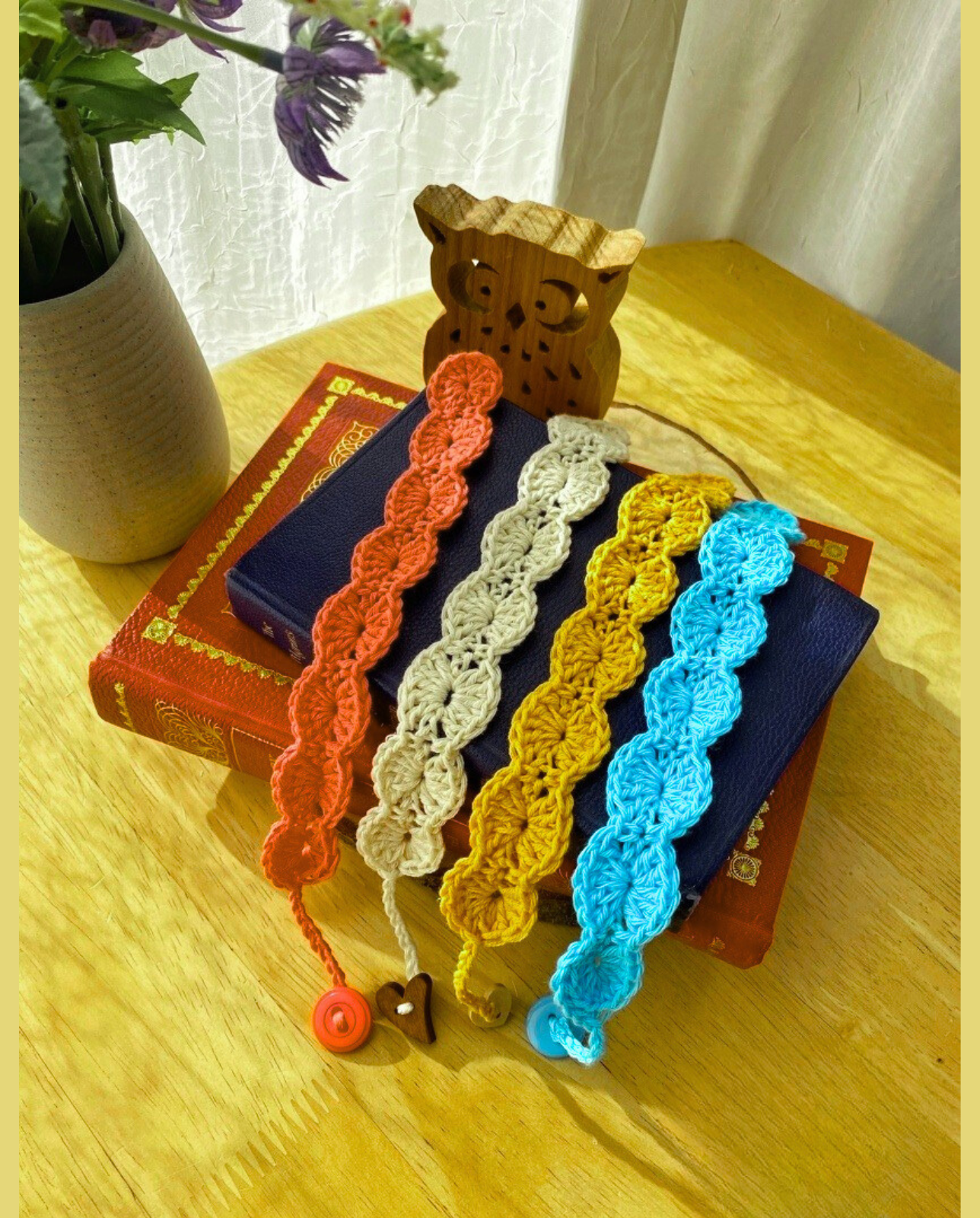 CROCHET PATTERN – Crochet Bookmark Pattern – Elegant Leafy Lace Book Band, DIY Digital Tutorial for Beginners
