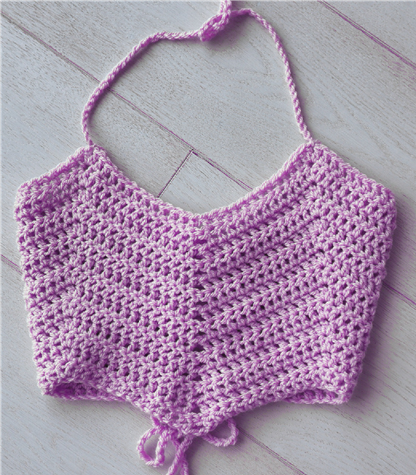 Crochet Crop Top Pattern – Summer Festival DIY Top