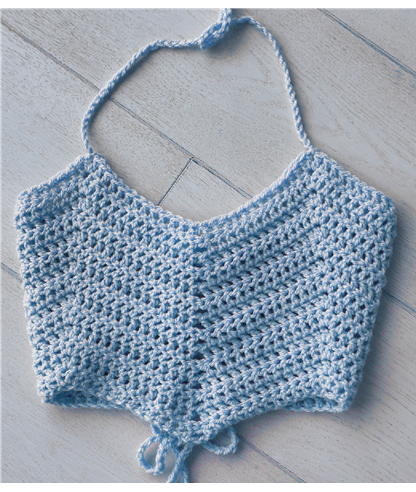 Crochet Crop Top Pattern – Summer Festival DIY Top