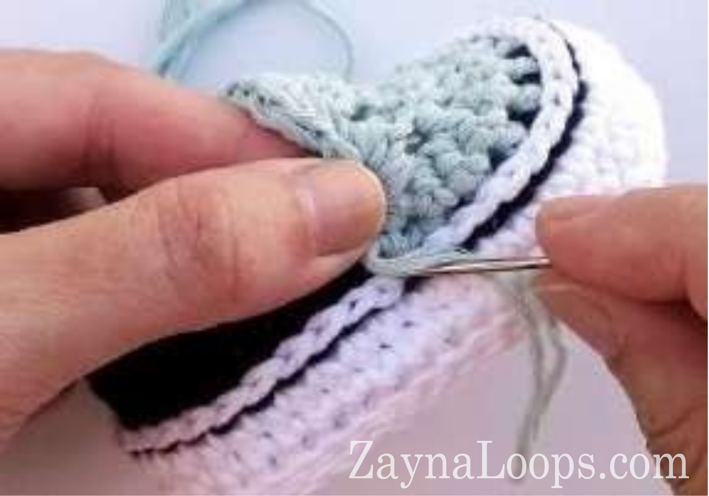 CROCHET PATTERN | Baby Crochet Shoes Pattern | Slip-On Baby Sneakers PDF | Easy Baby Booties Crochet Pattern | Digital Download