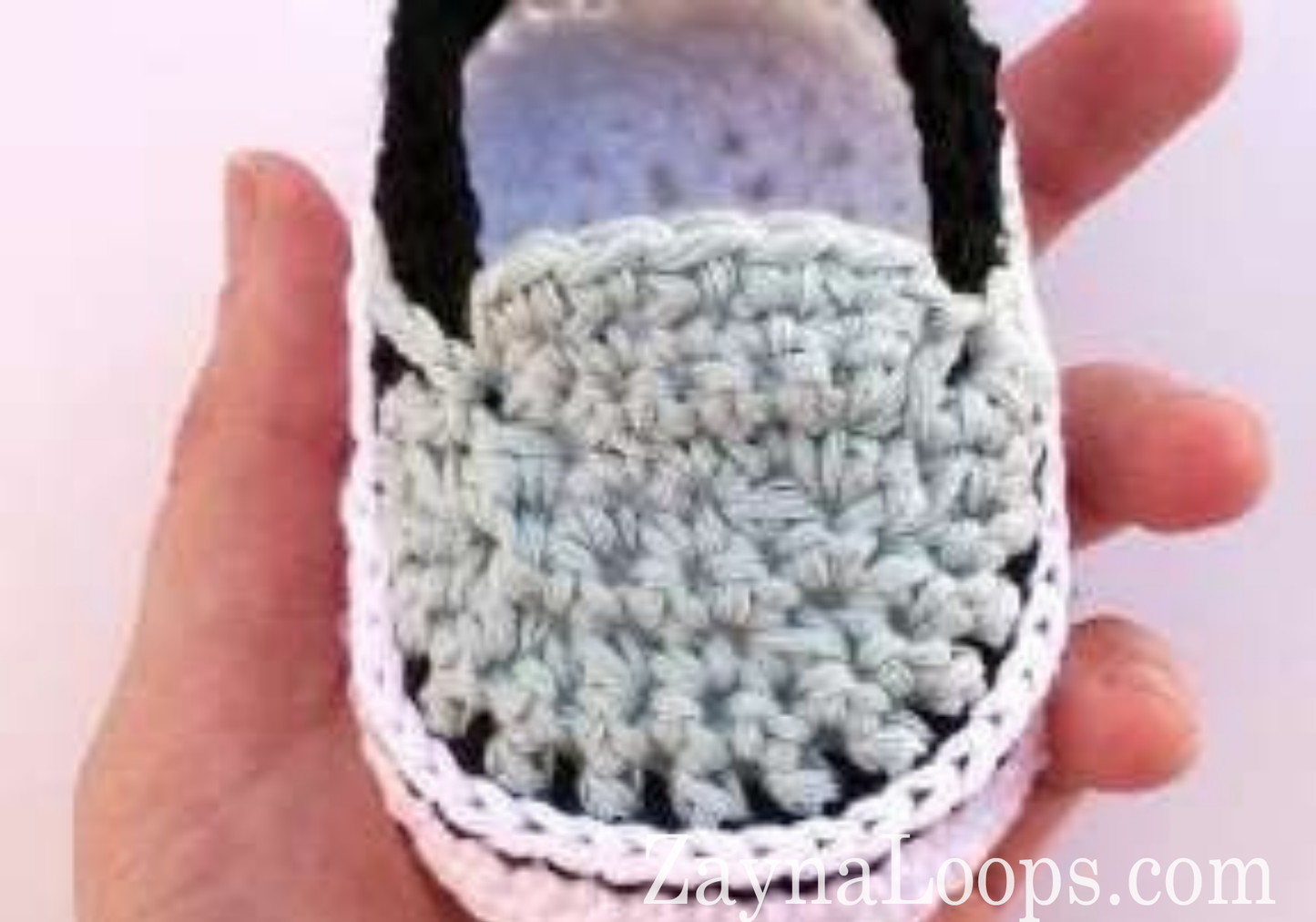 CROCHET PATTERN | Baby Crochet Shoes Pattern | Slip-On Baby Sneakers PDF | Easy Baby Booties Crochet Pattern | Digital Download