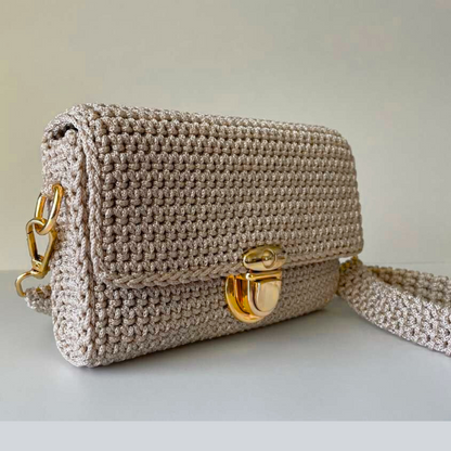 CROCHET PATTERN – Crochet Crossbody Purse  Pattern – Minimalist Shoulder Bag DIY Tutorial | Crochet bag  Digital Download