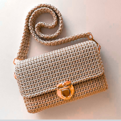 CROCHET PATTERN – Crochet Crossbody Purse  Pattern – Minimalist Shoulder Bag DIY Tutorial | Crochet bag  Digital Download