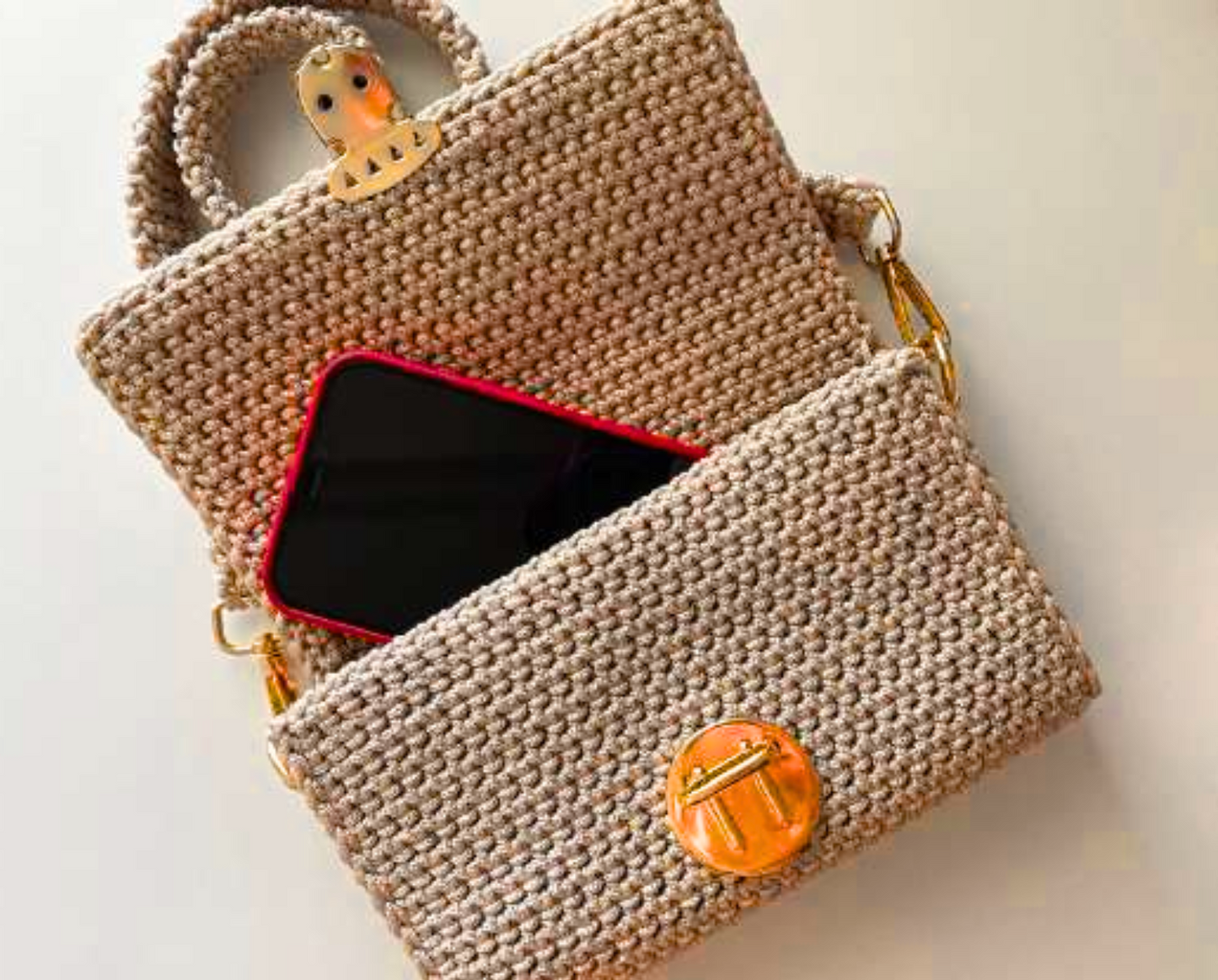 CROCHET PATTERN – Crochet Crossbody Purse  Pattern – Minimalist Shoulder Bag DIY Tutorial | Crochet bag  Digital Download