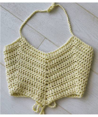 Crochet Crop Top Pattern  – Summer Festival DIY Top